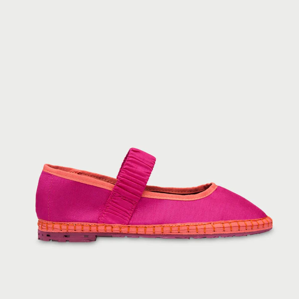 FLABELUS - Ballerinas Mafalda Seda Fuchsia Rosa