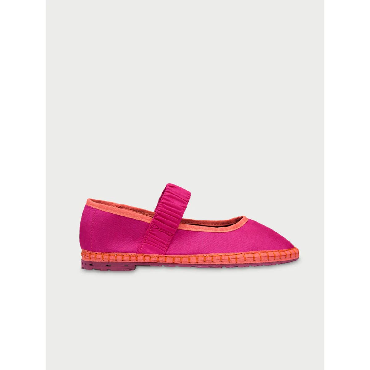 FLABELUS - Ballerinas Mafalda Seda Fuchsia Rosa