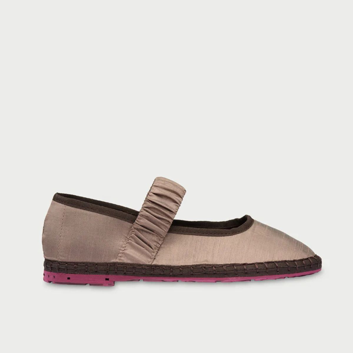 FLABELUS - Ballerinas Mafalda Seda Silver Plateado