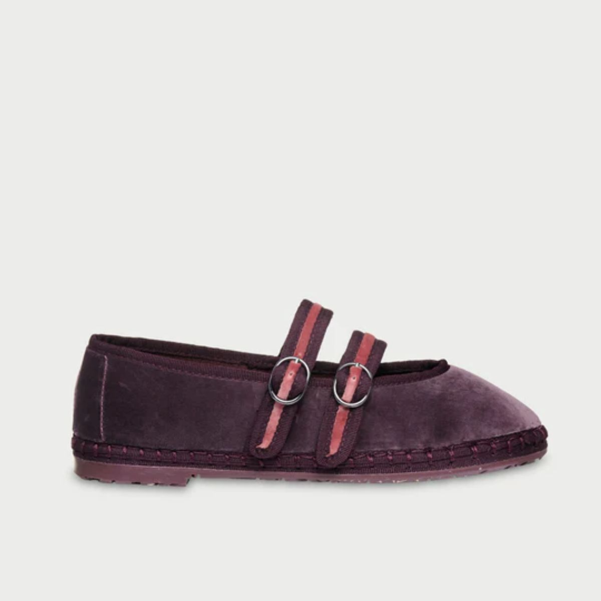 FLABELUS - Ballerinas Mary Jane Claire Amethyst Morado