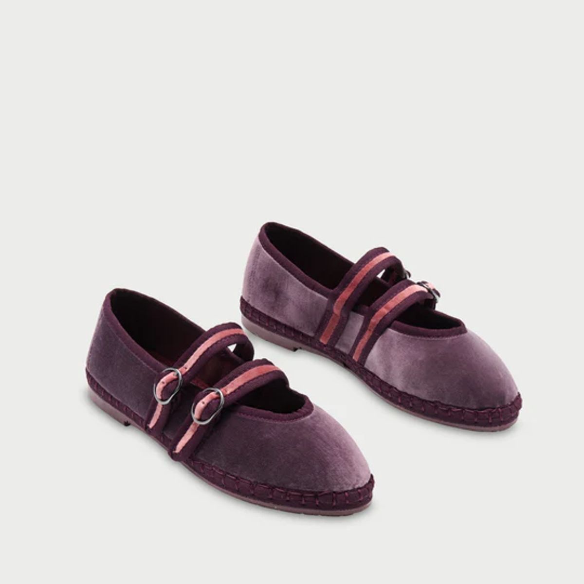 FLABELUS - Ballerinas Mary Jane Claire Amethyst Morado
