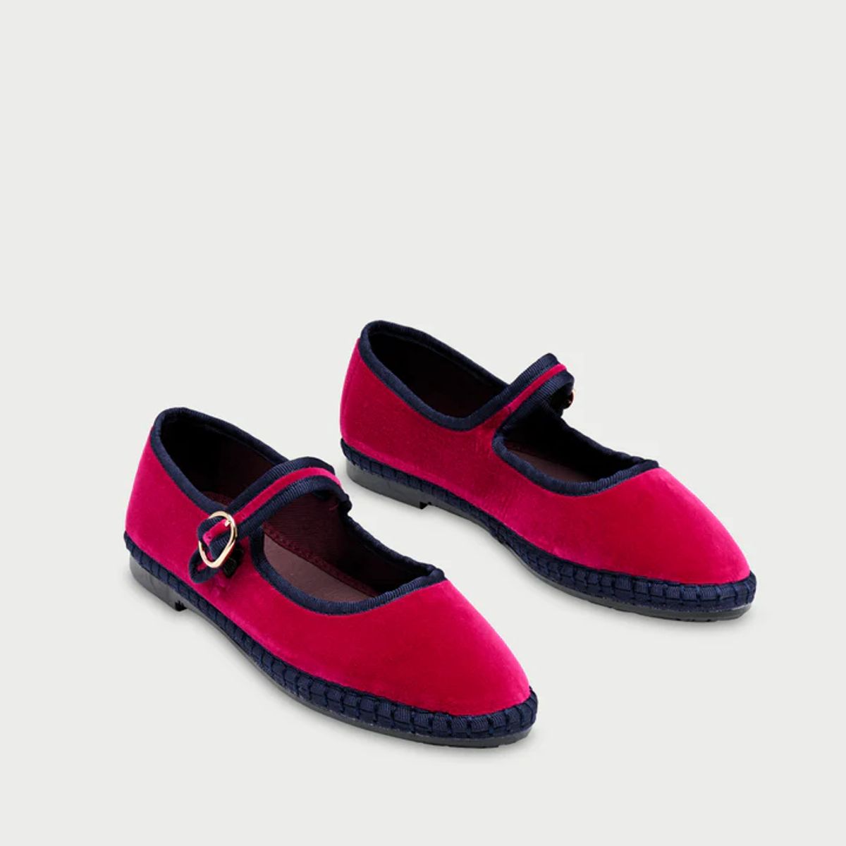 FLABELUS - Ballerinas Mary Jane Aquiles Rojo