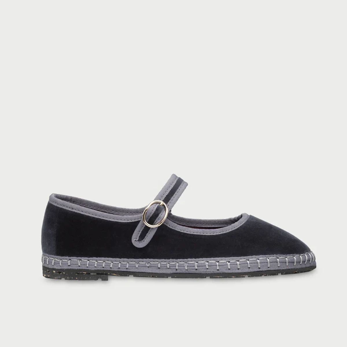 FLABELUS - Ballerinas Mary Jane Blanca Gris