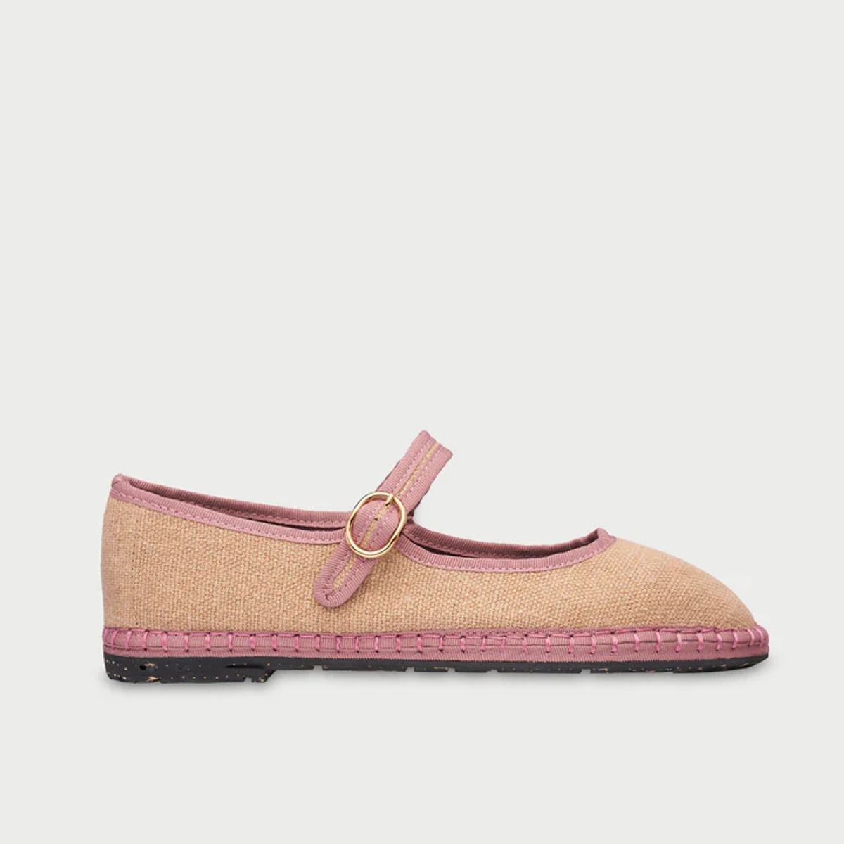FLABELUS - Ballerinas Mary Jane Line Dora Beige