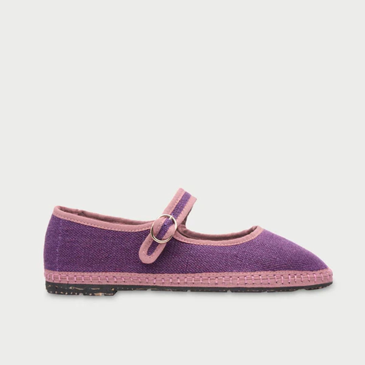 FLABELUS - Ballerinas Mary Jane Line Aeneas Morado