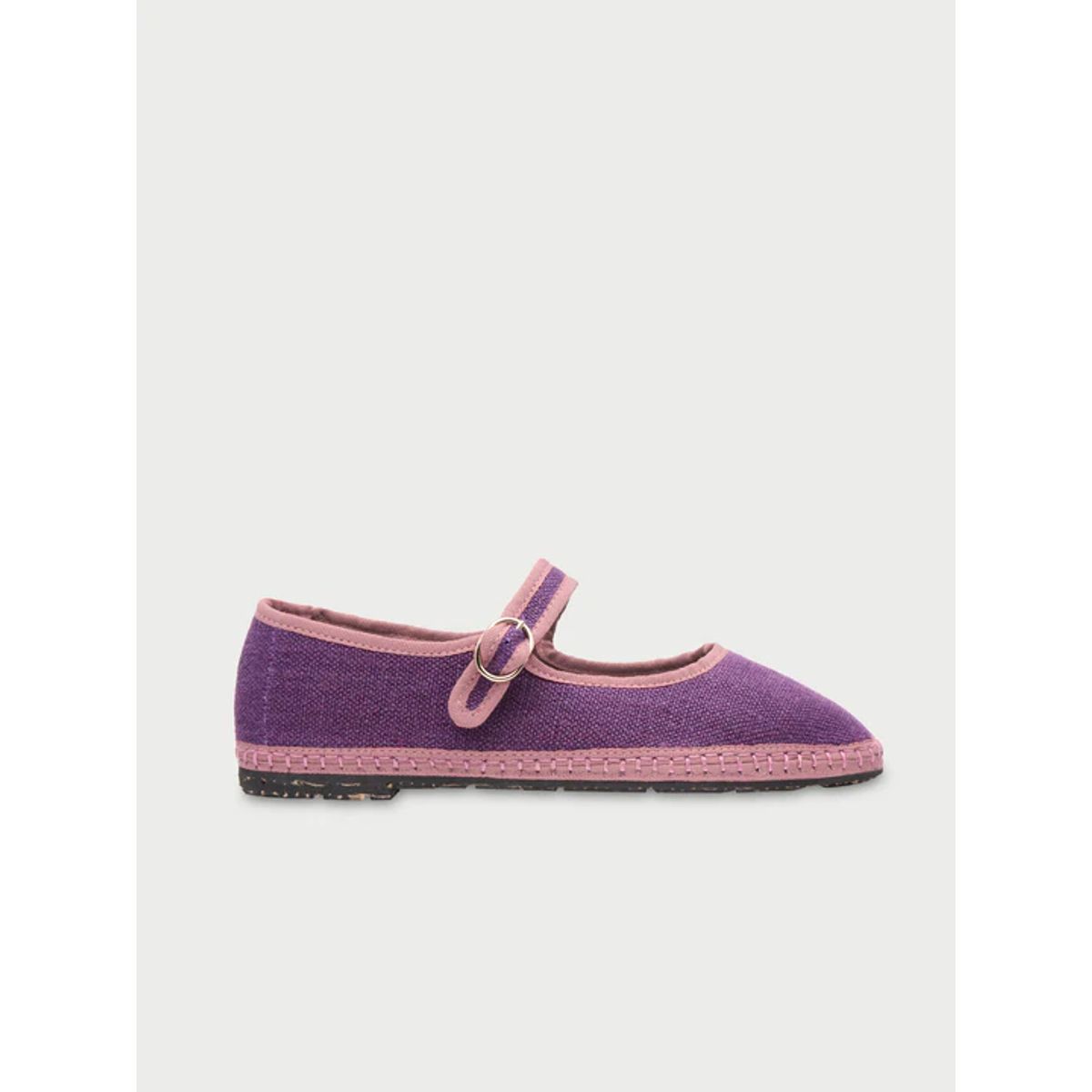 FLABELUS - Ballerinas Mary Jane Line Aeneas Morado