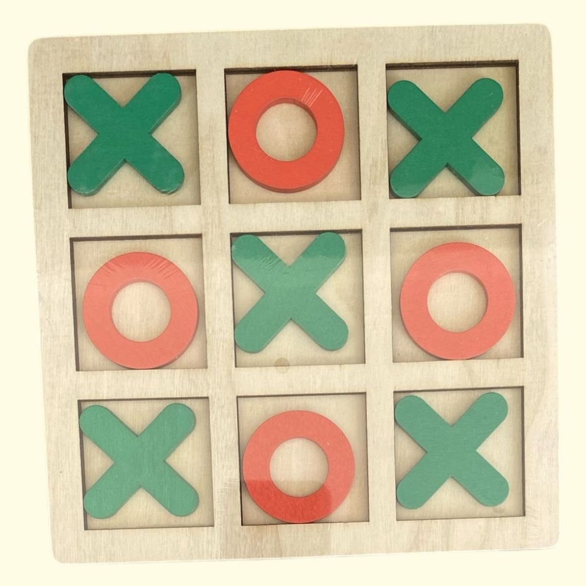 GENERICO - TRES EN RAYA DE MADERA MEDIANO