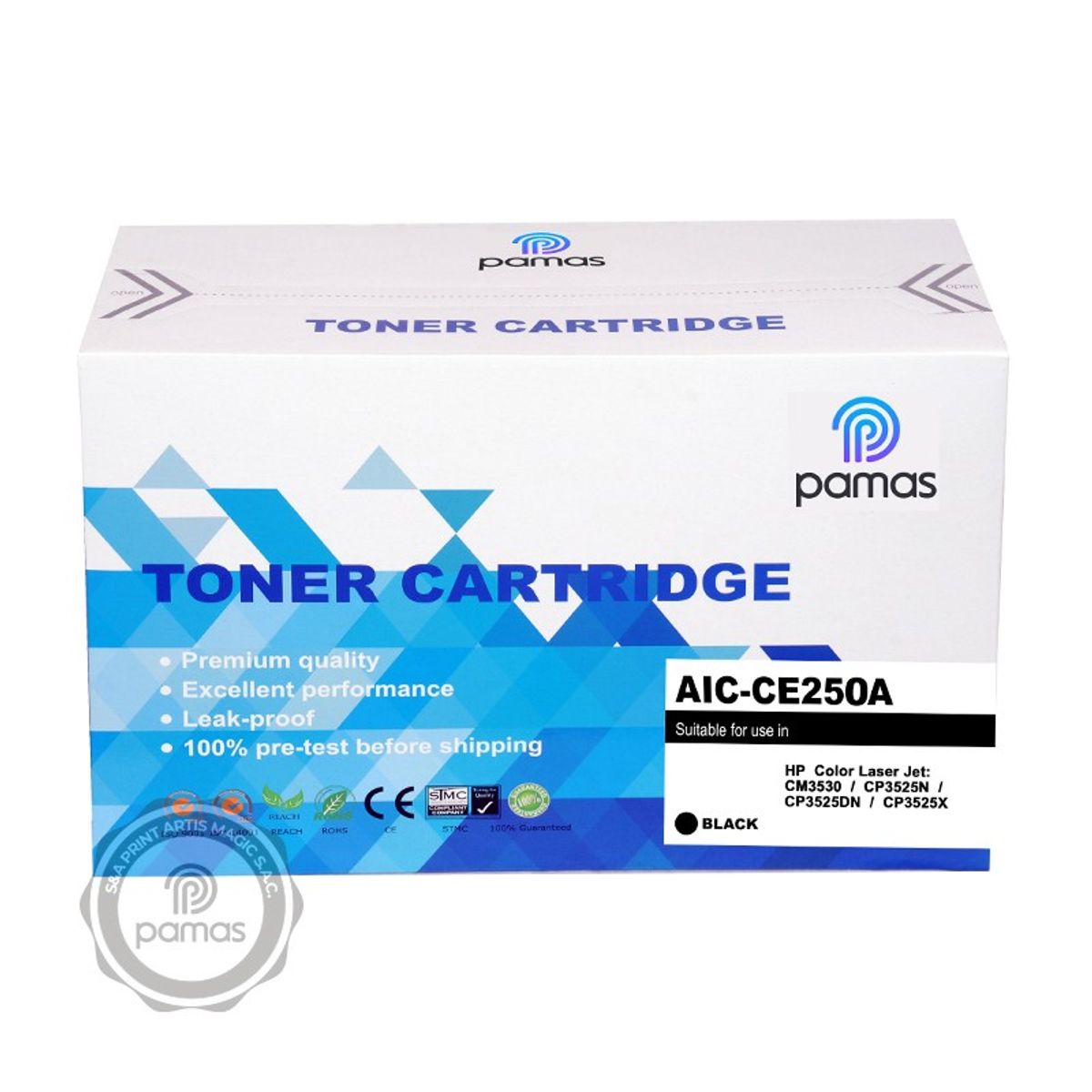 GENERICO - Toner PAMAS Compatible HP504A CE250A  Black