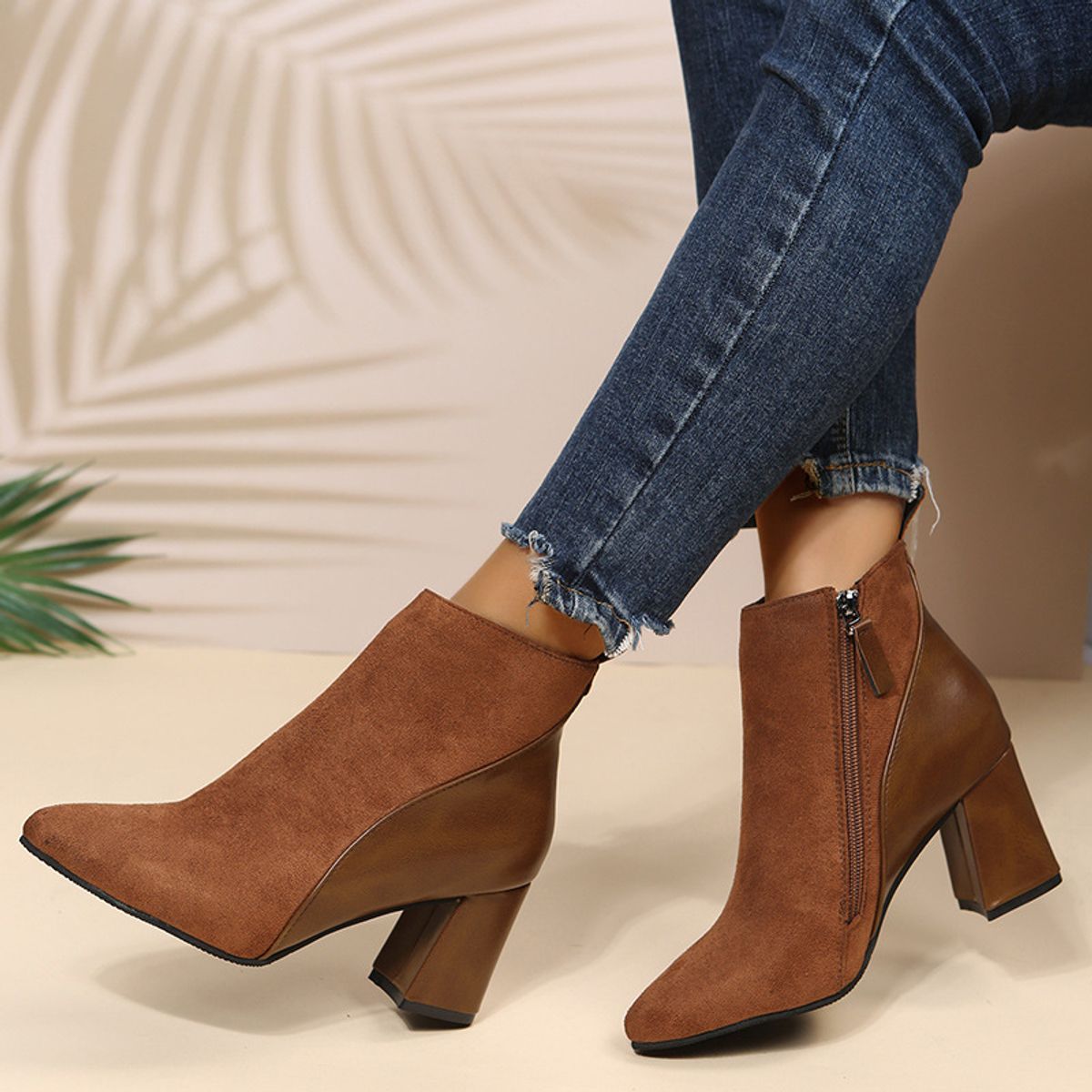 BLWOENS - Botas Mujer - Café