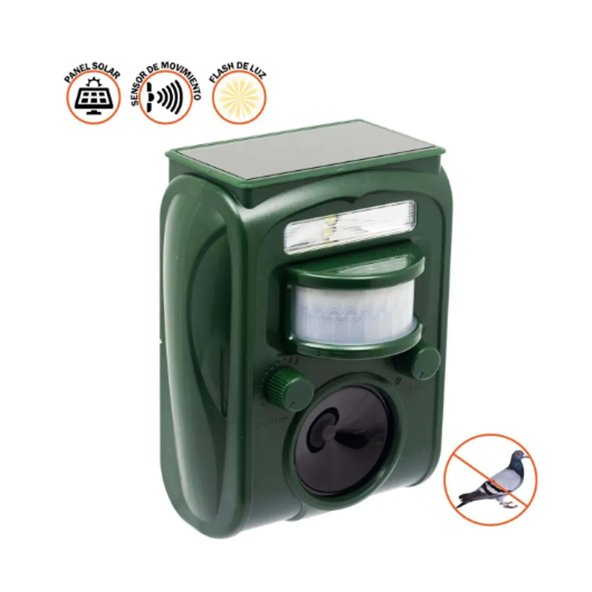 WESTOR - Espanta Aves Electrónico con Panel Solar WT-7200 WESTOR