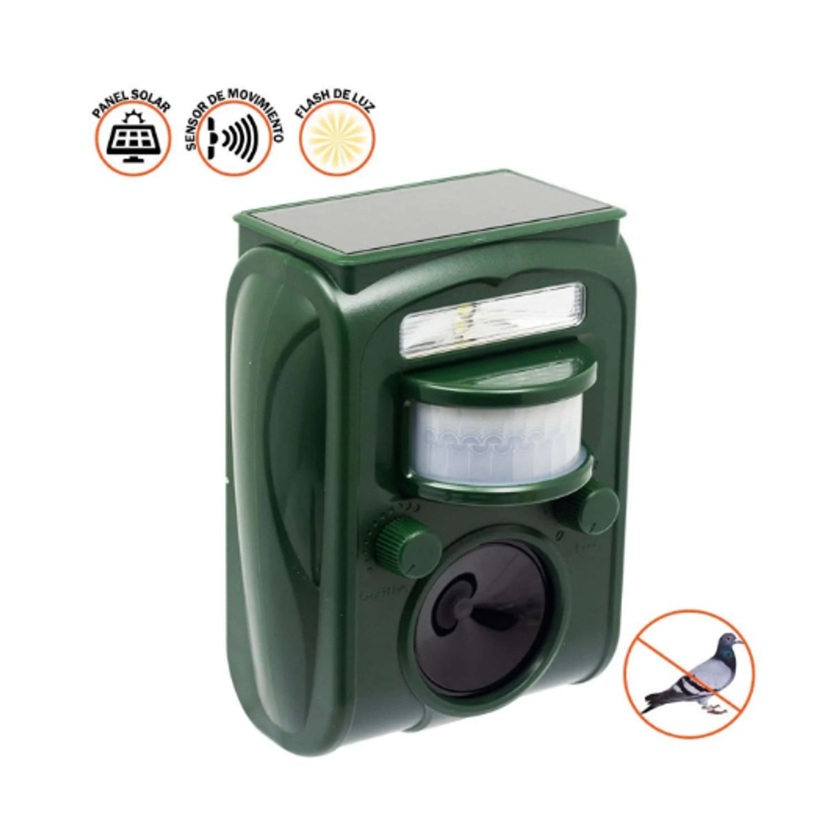 WESTOR - Espanta Aves Electrónico con Panel Solar WT-7200 WESTOR