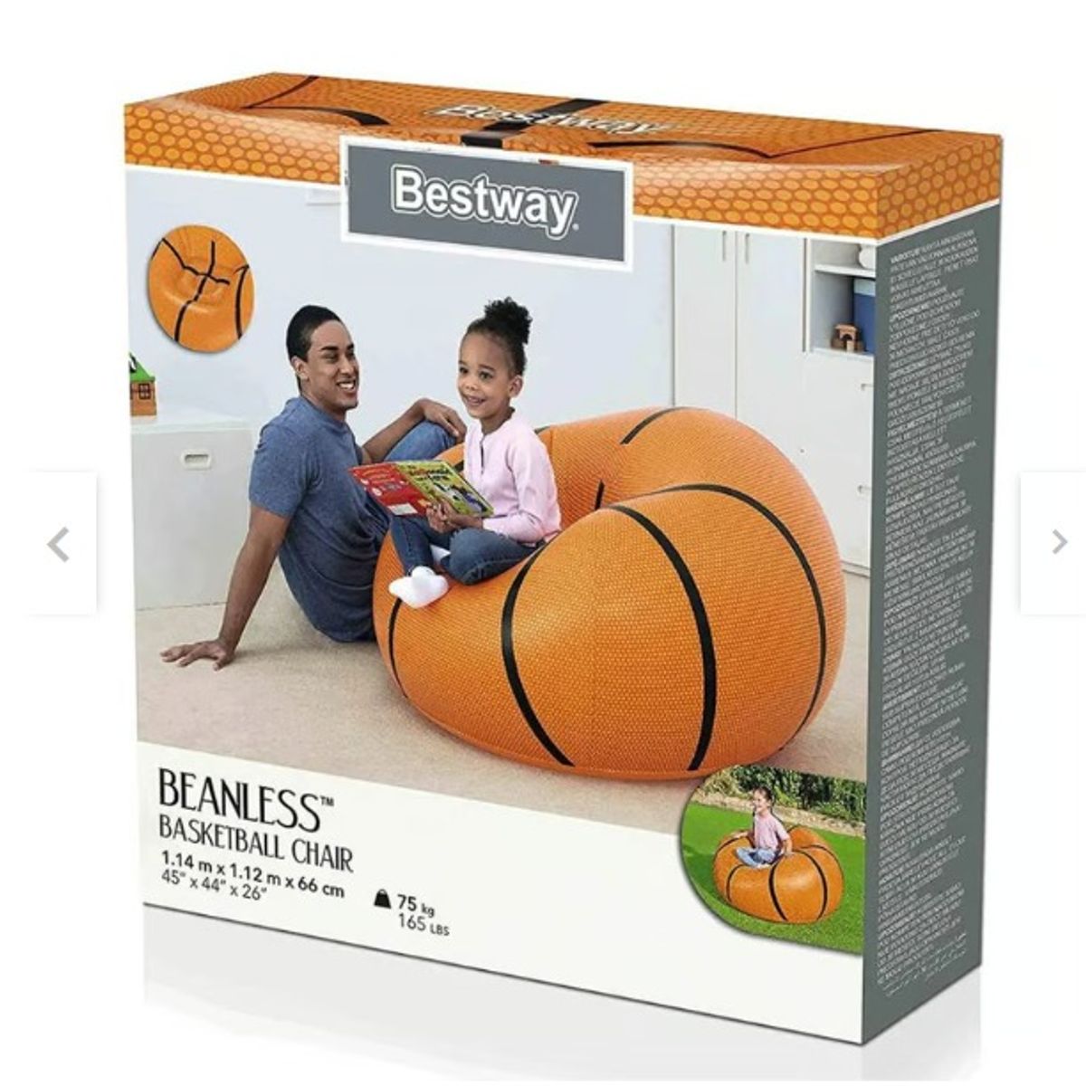 BESTWAY - Bestway - Sillón Inflable Infantil de Baloncesto para niños