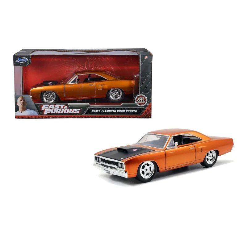 JADA TOYS - AUTO COLECCION RAPIDOS Y FURIOSOS PLYMOUTH ROAD RUNNER 1: 24