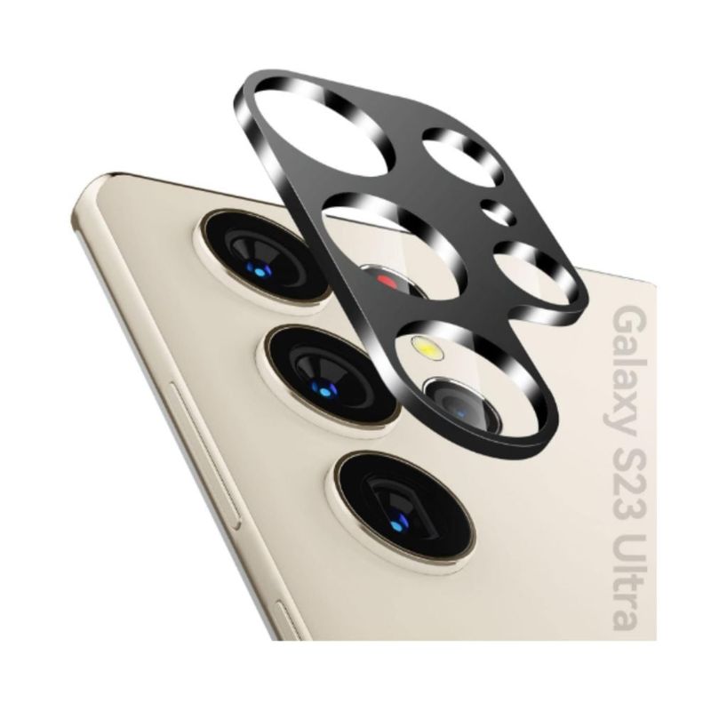 GENERICO - Mica de Cámara Black para Samsung S23 ULTRA