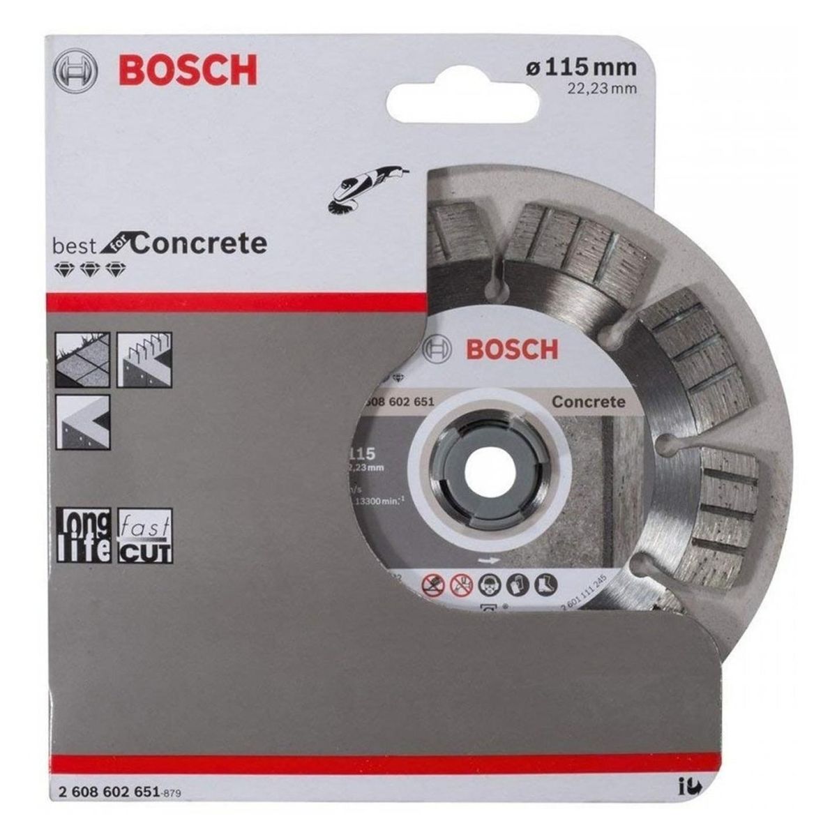 BOSCH - Disco Best Para Hormigon Duro Y Hormigon Armado 4-1/2 Bosch