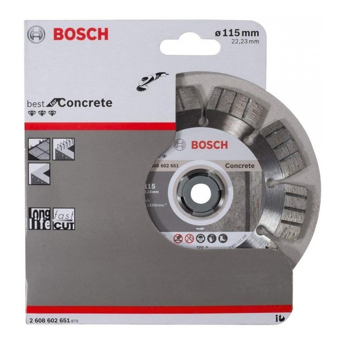 BOSCH - Disco Best Para Hormigon Duro Y Hormigon Armado 4-1/2 Bosch