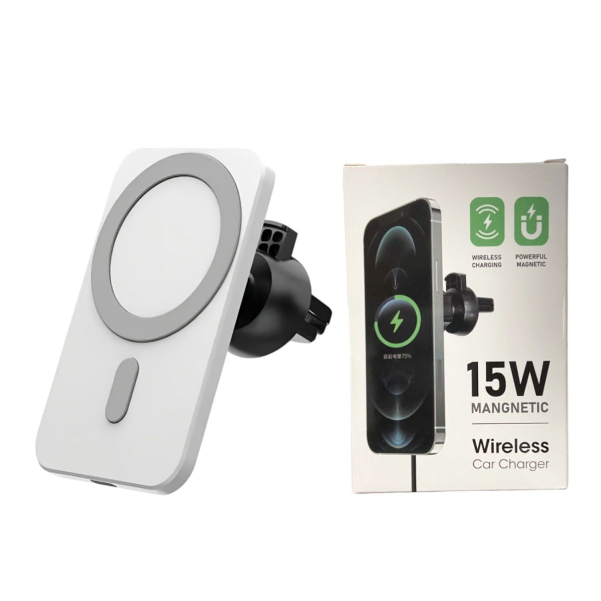 GENERICO - Cargador magnético inalámbrico para teléfono - 15w