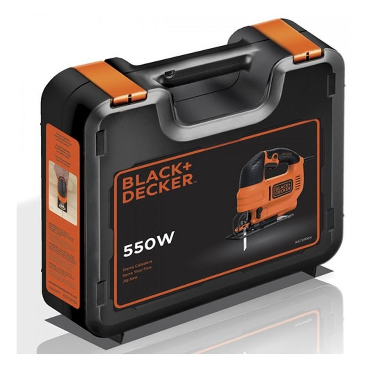 BLACK+DECKER - Sierra Caladora 550w Black + Decker Ks701pek Maleta Plastica