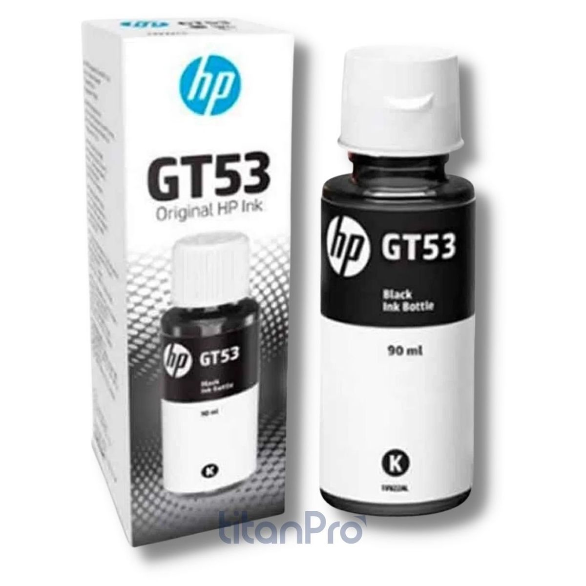 HP - Botella de Tinta HP GT53 Negro 1VV22AL Original