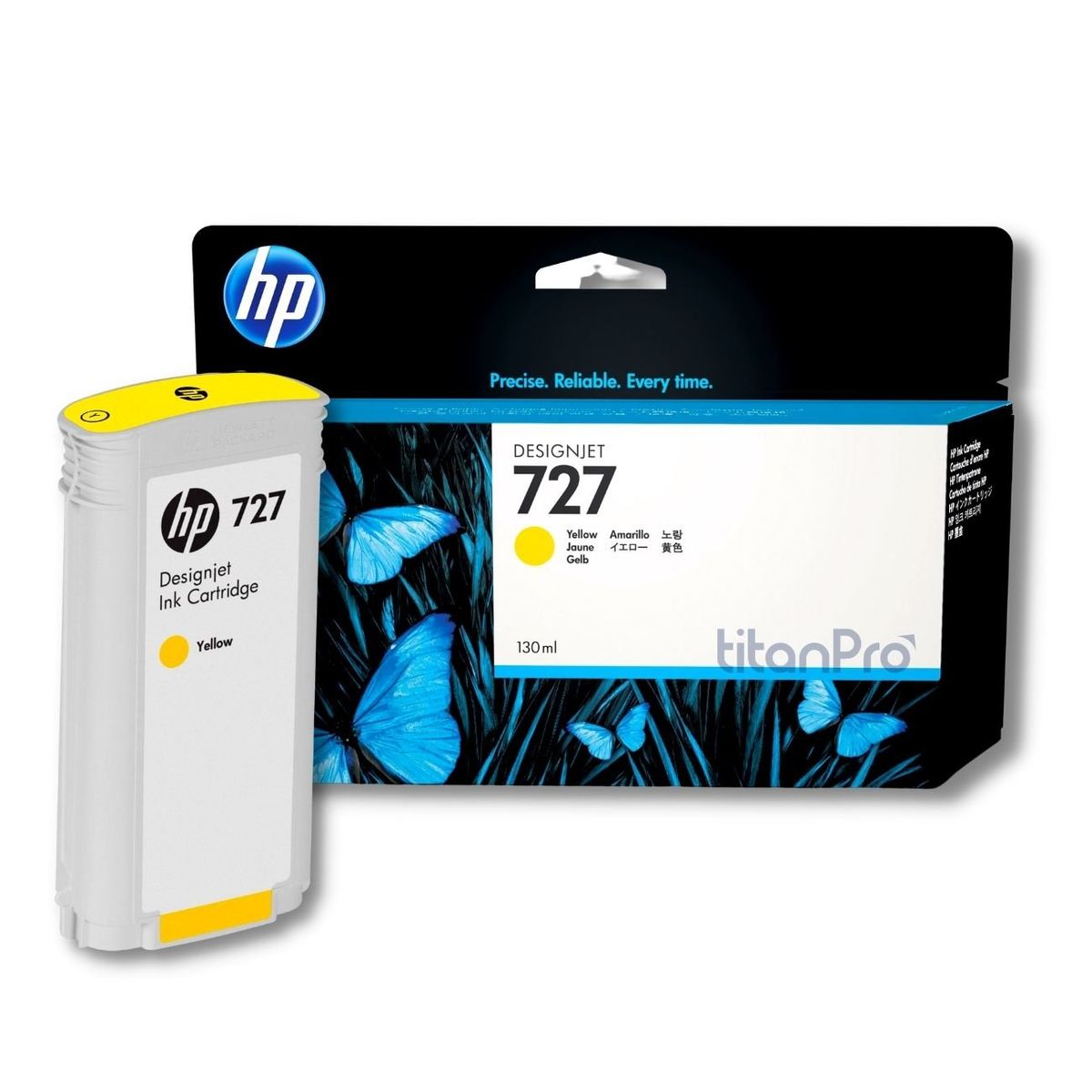 HP - Cartucho de Tinta HP 727 Amarillo B3P21A Original 130ml