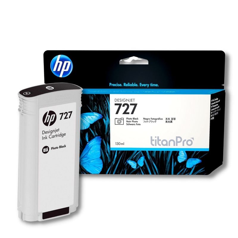 HP - Cartucho de Tinta HP 727 Negro Fotografico B3P23A Original 130ml