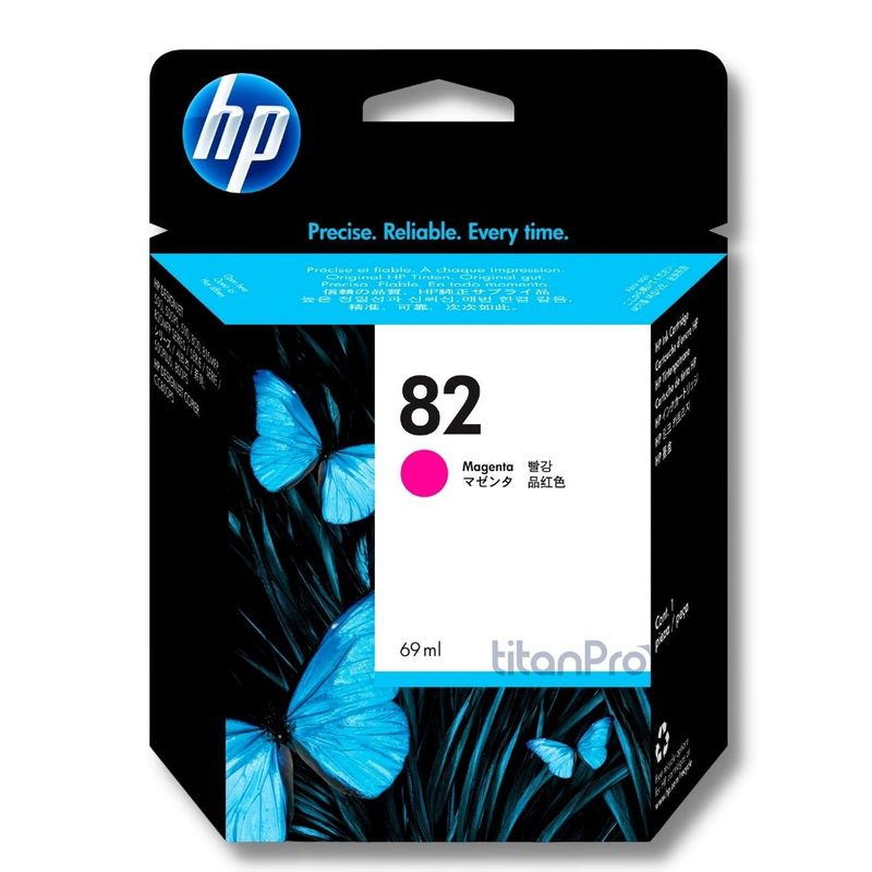 HP - Cartucho de Tinta HP 82 Magenta C4912A Original