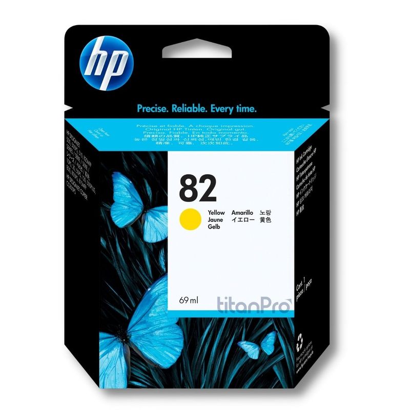 HP - Cartucho de Tinta HP 82 Amarillo C4913A Original