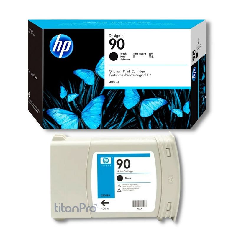 HP - Cartucho de Tinta HP 90 Negro C5058A Original