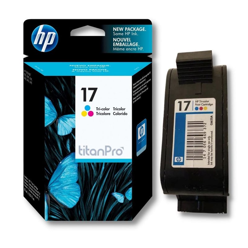 HP - Cartucho de Tinta HP 17 Tricolor C6625A Original