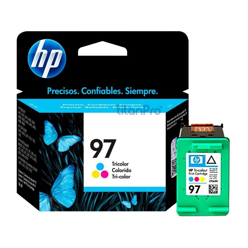 HP - Cartucho de Tinta HP 97 Tricolor C9363WL Original