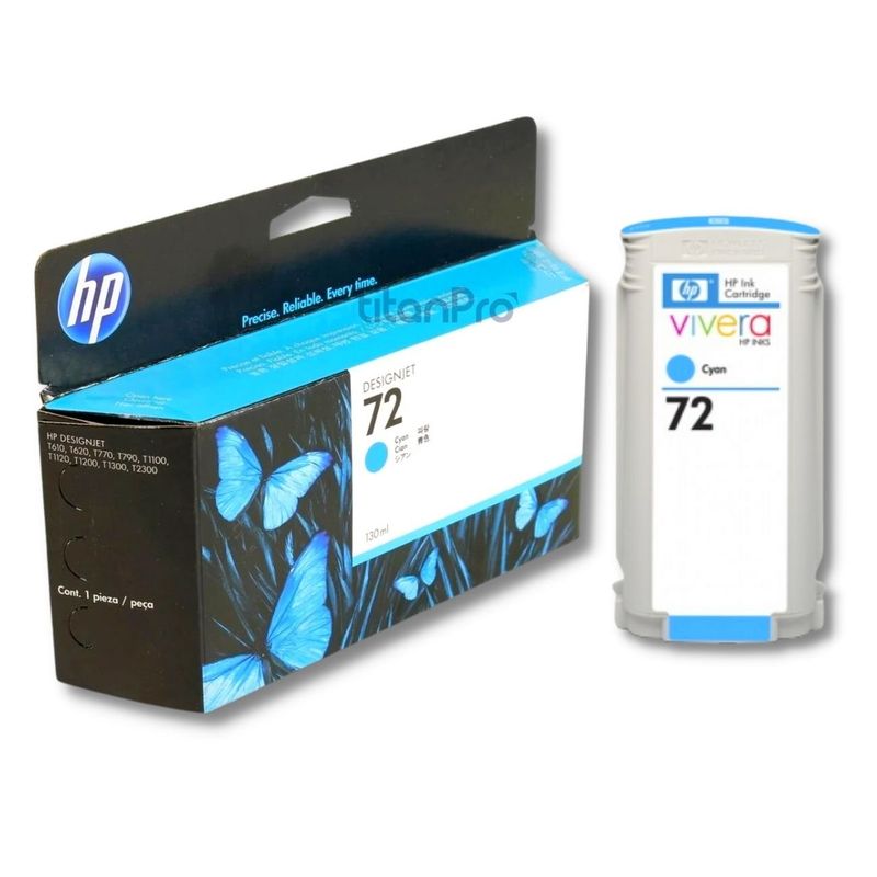 HP - Cartucho de Tinta HP 72 Cyan C9371A Original