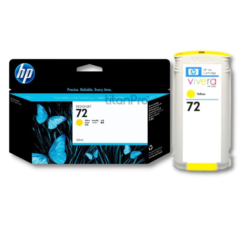 HP - Cartucho de Tinta HP 72 Amarillo C9373A Original