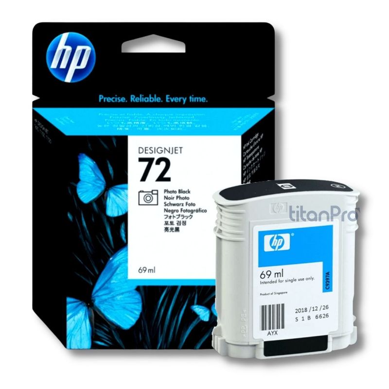 HP - Cartucho de Tinta HP 72 Negro Fotografico C9397A Original