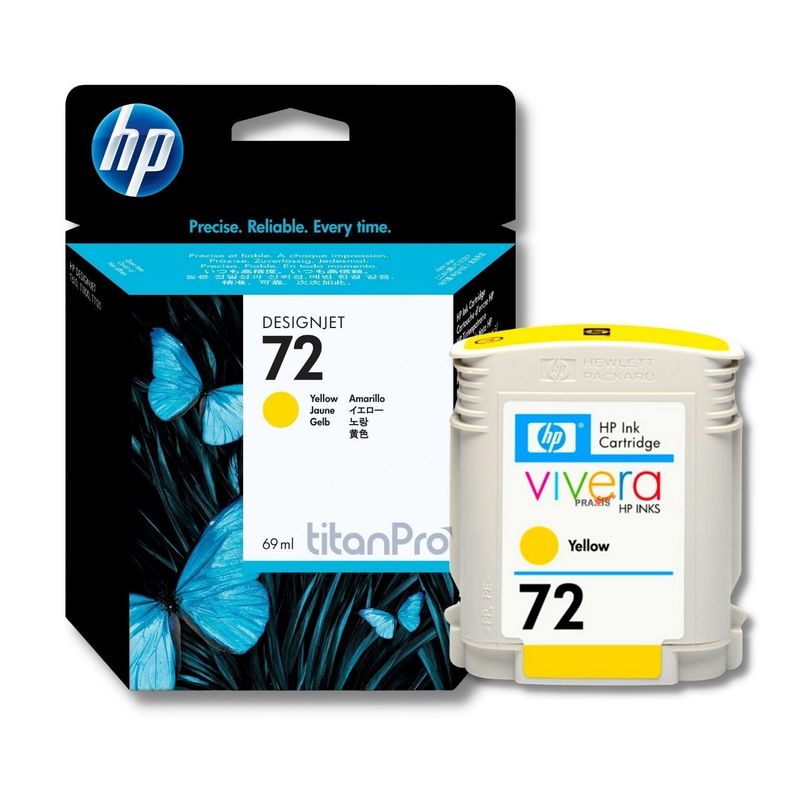 HP - Cartucho de Tinta HP 72 Amarillo C9400A Original