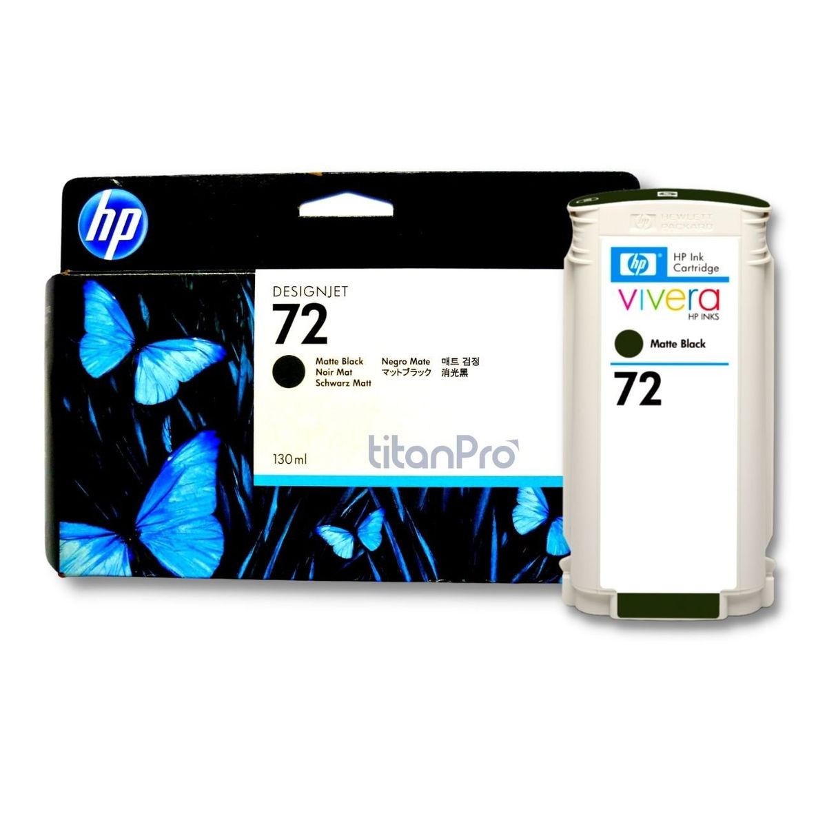 HP - Cartucho de Tinta HP 72 Negro Mate C9403A Original