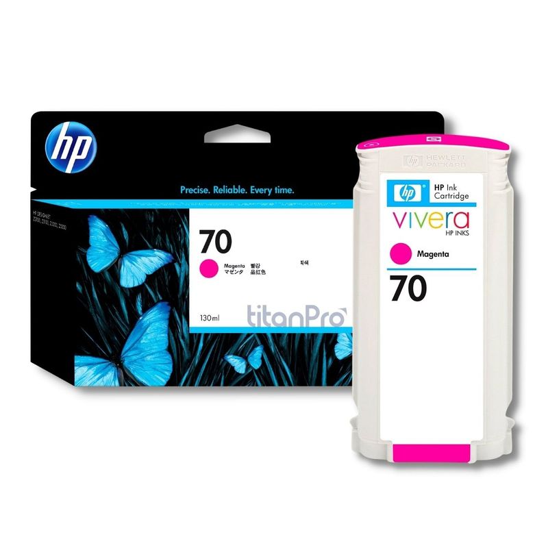 HP - Cartucho de Tinta HP 70 Magenta C9453A Original