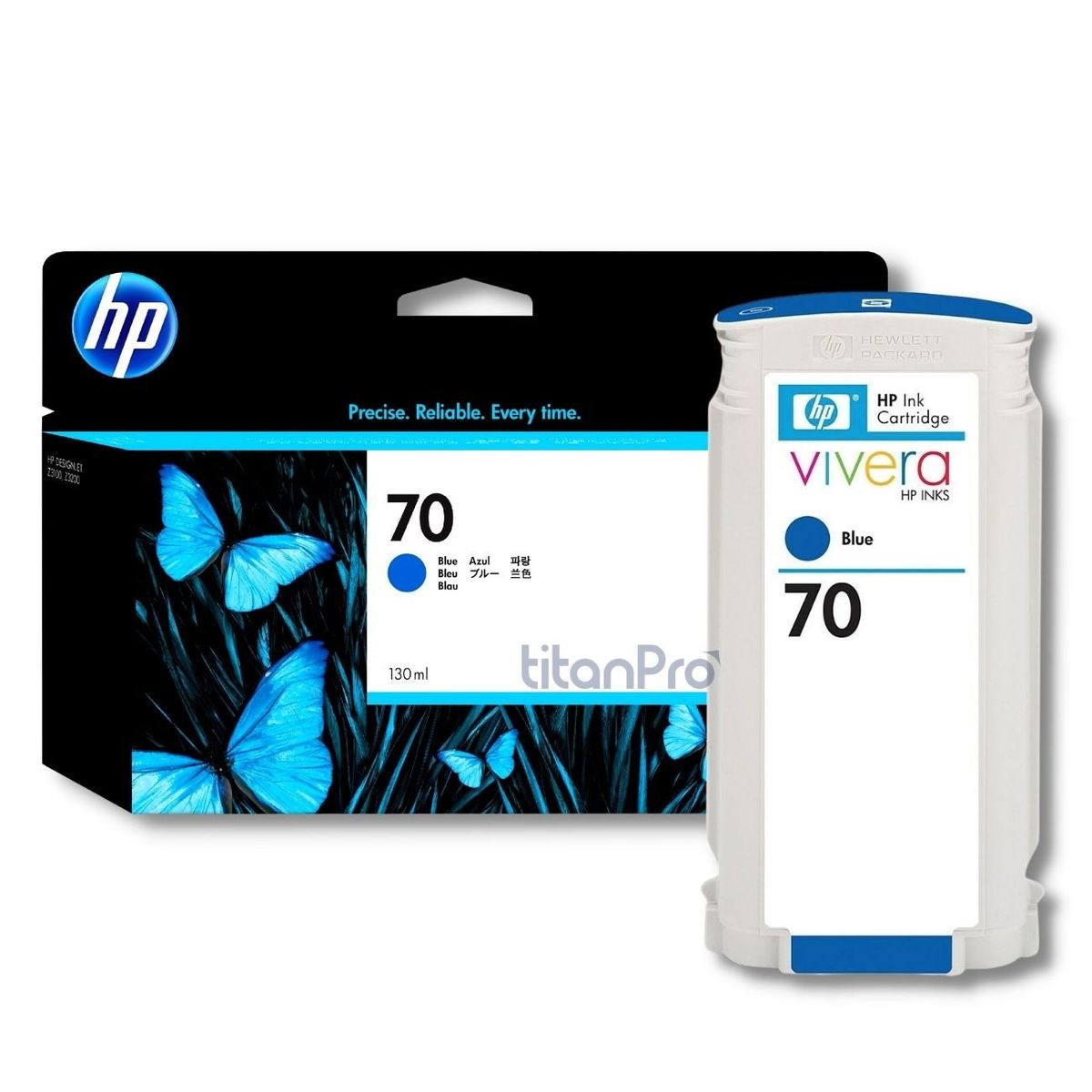 HP - Cartucho de Tinta HP 70 Azul C9458A Original