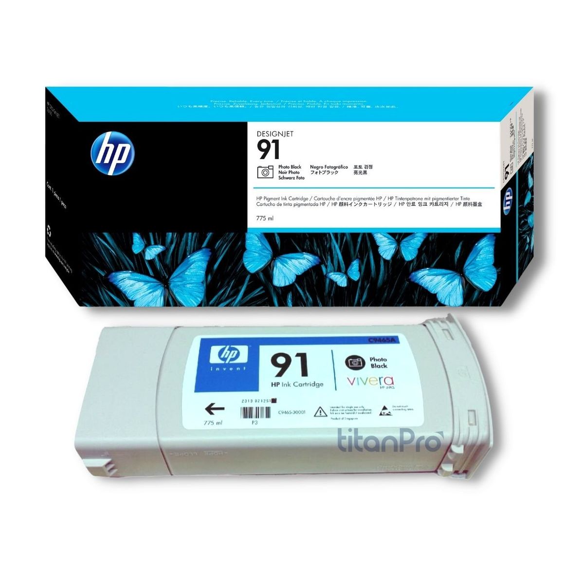 HP - Cartucho de Tinta HP 91 Negro Fotografico C9465A Original