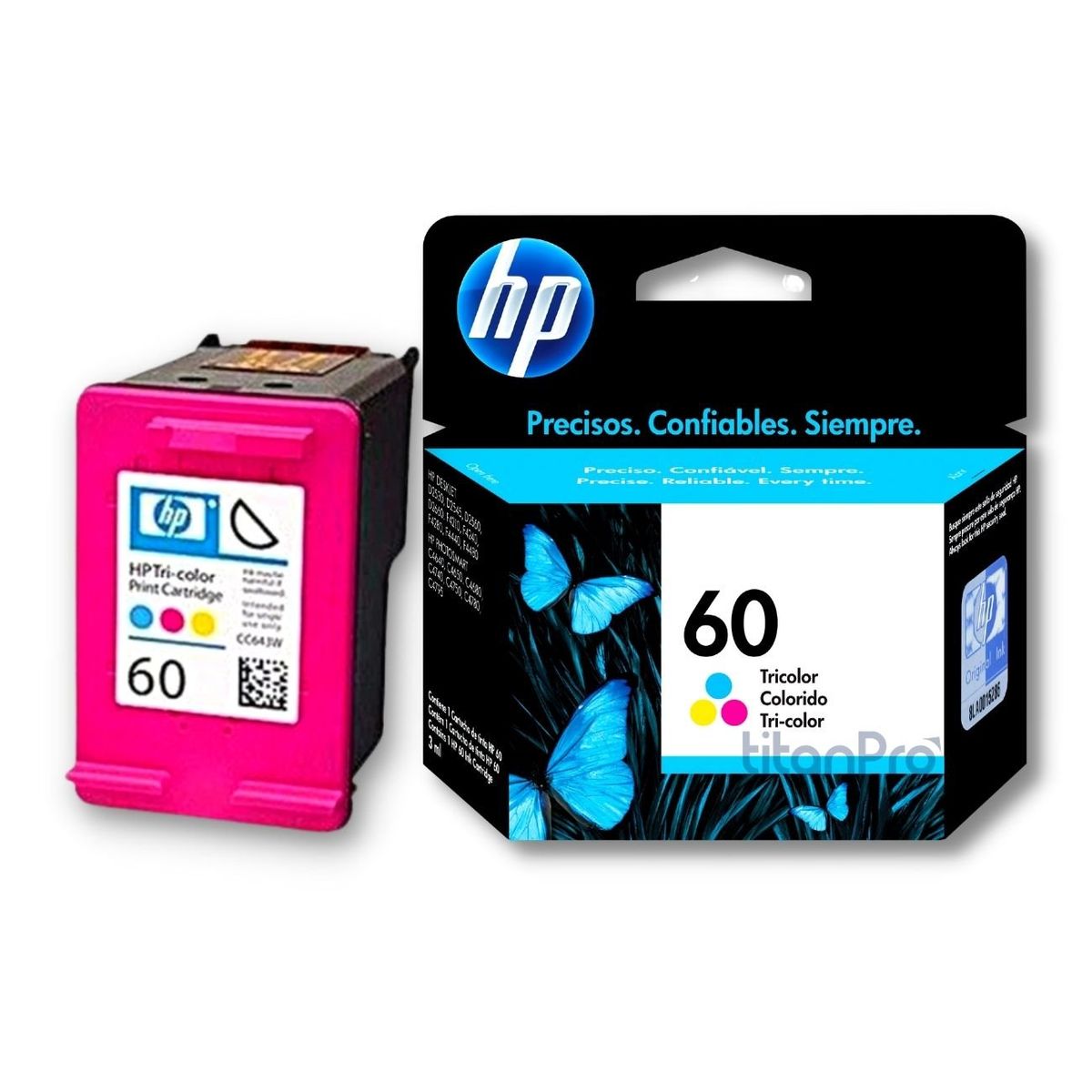 HP - Cartucho de Tinta HP 60 Tricolor CC643WL Original