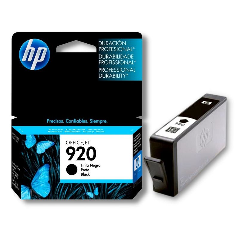HP - Cartucho de Tinta HP 920 Negro CD971AL Original