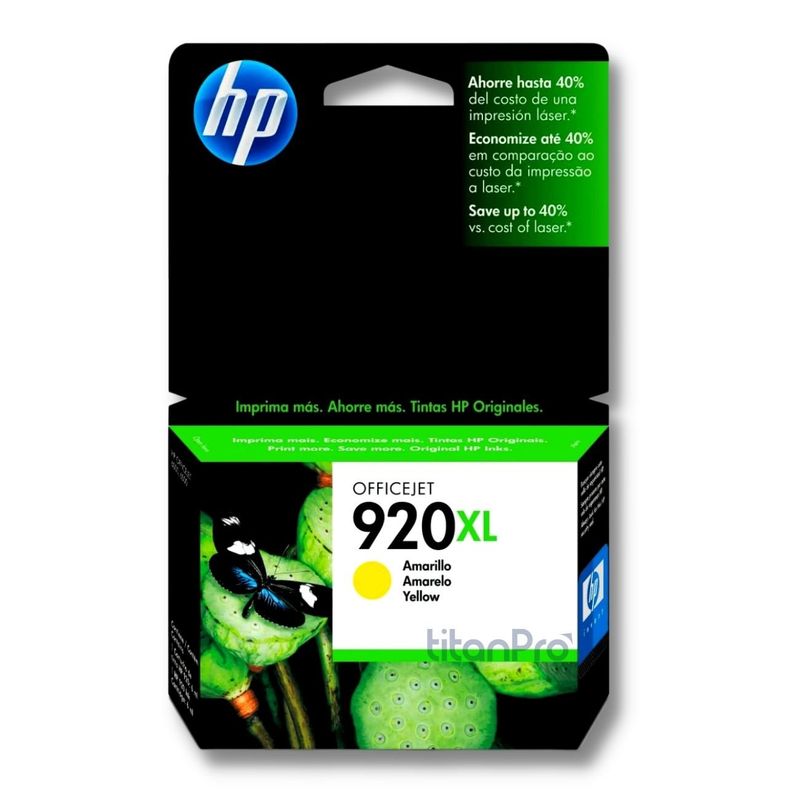 HP - Cartucho de Tinta HP 920XL Amarillo CD974AL Original