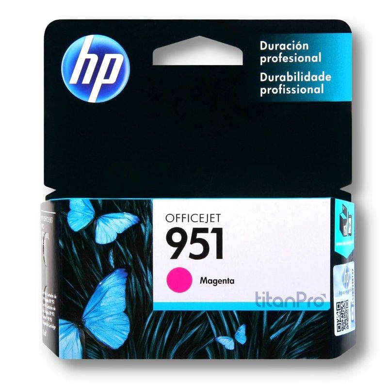 HP - Cartucho de Tinta HP 951 Magenta CN051AL Original