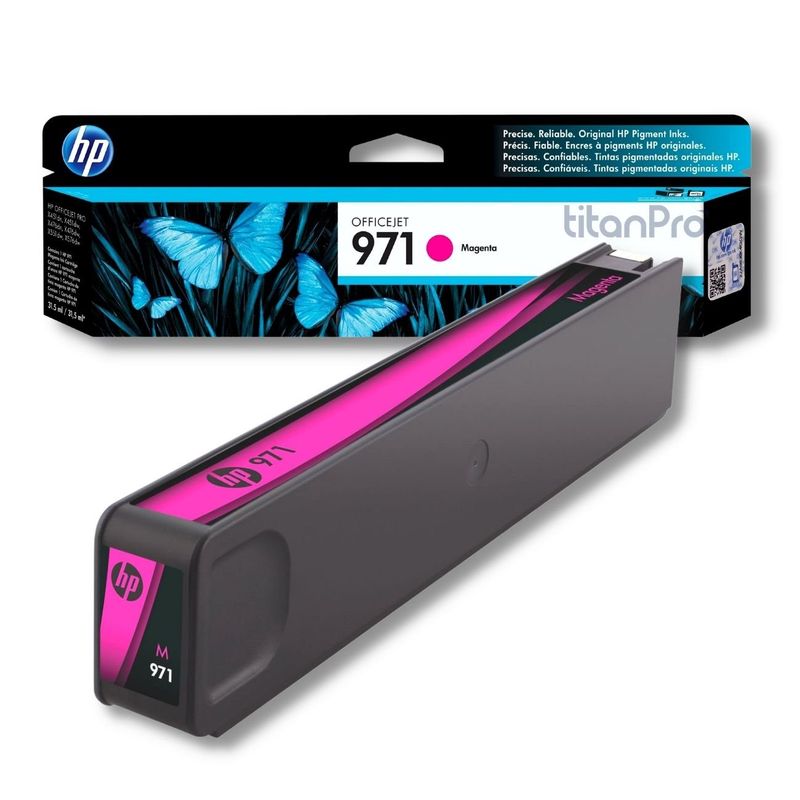 HP - Cartucho de Tinta HP 971 Magenta CN623AM Original