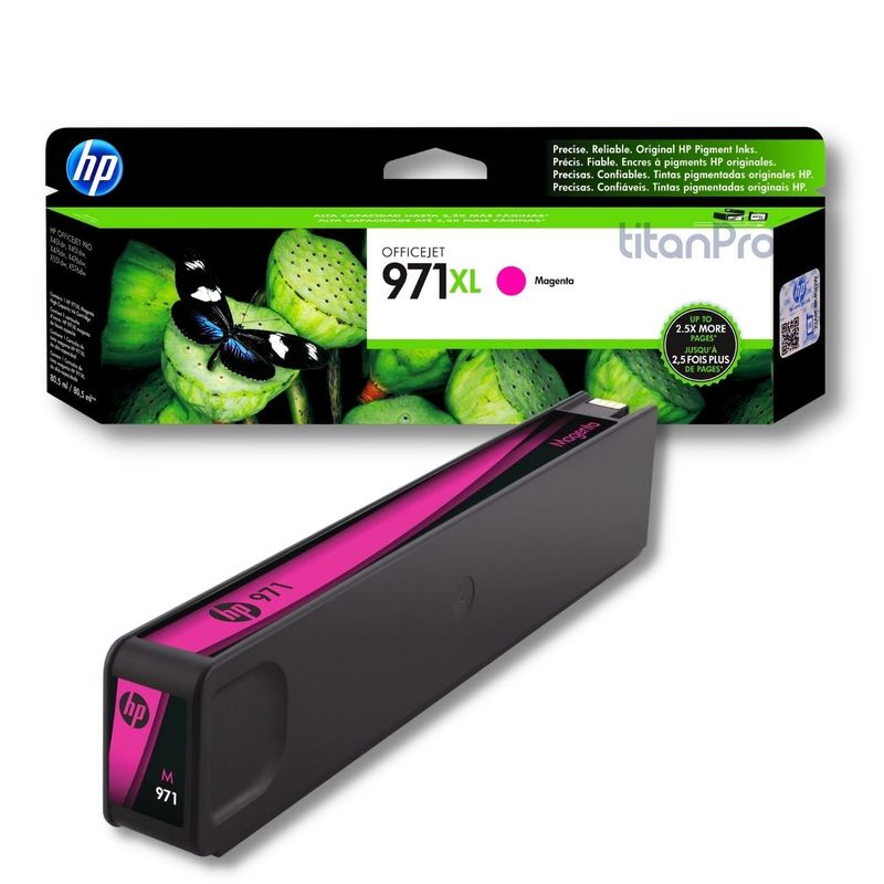 HP - Cartucho de Tinta HP 971XL Magenta CN627AM Original
