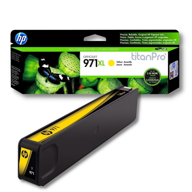 HP - Cartucho de Tinta HP 971XL Amarillo CN628AM Original