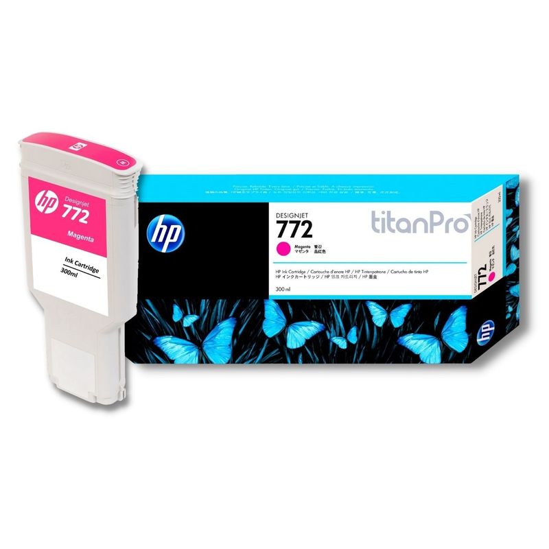 HP - Cartucho de Tinta HP 772 Magenta CN629A Original