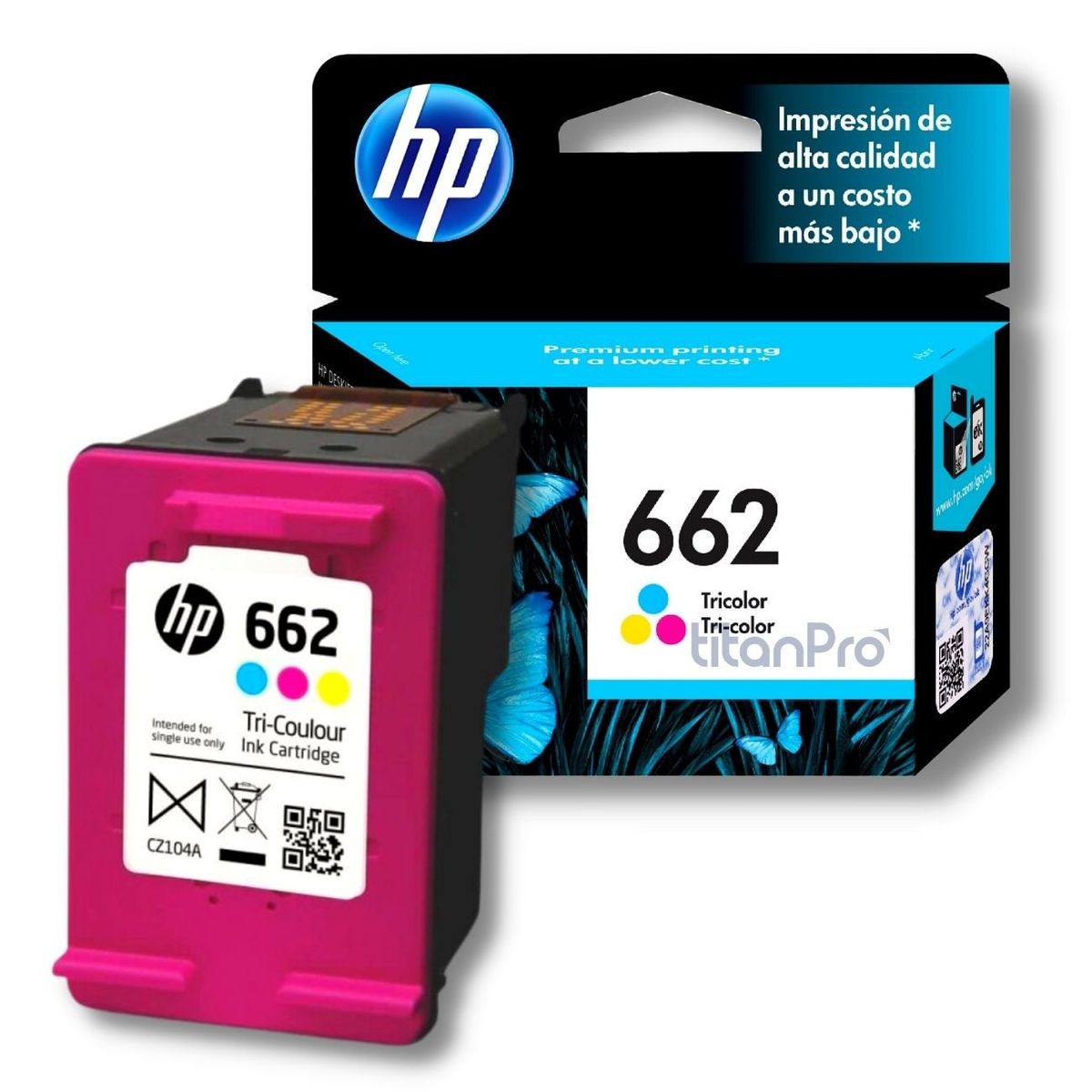 HP - Cartucho de Tinta HP 662 Tricolor CZ104AL Original