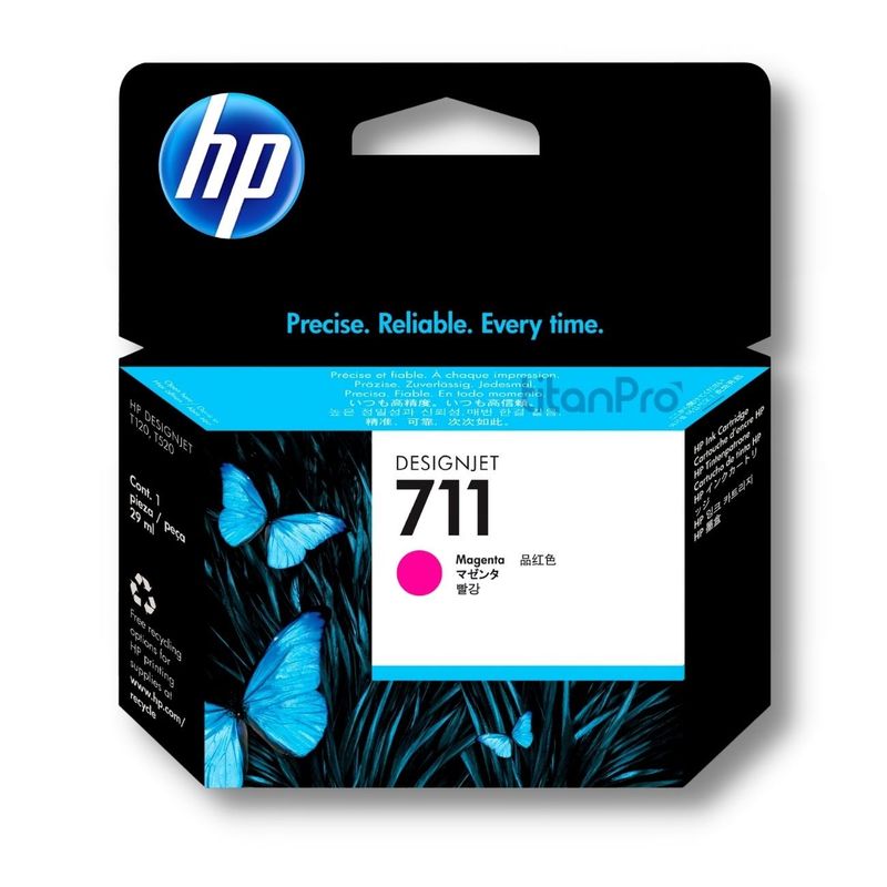 HP - Cartucho de Tinta HP 711 Magenta CZ131A Original