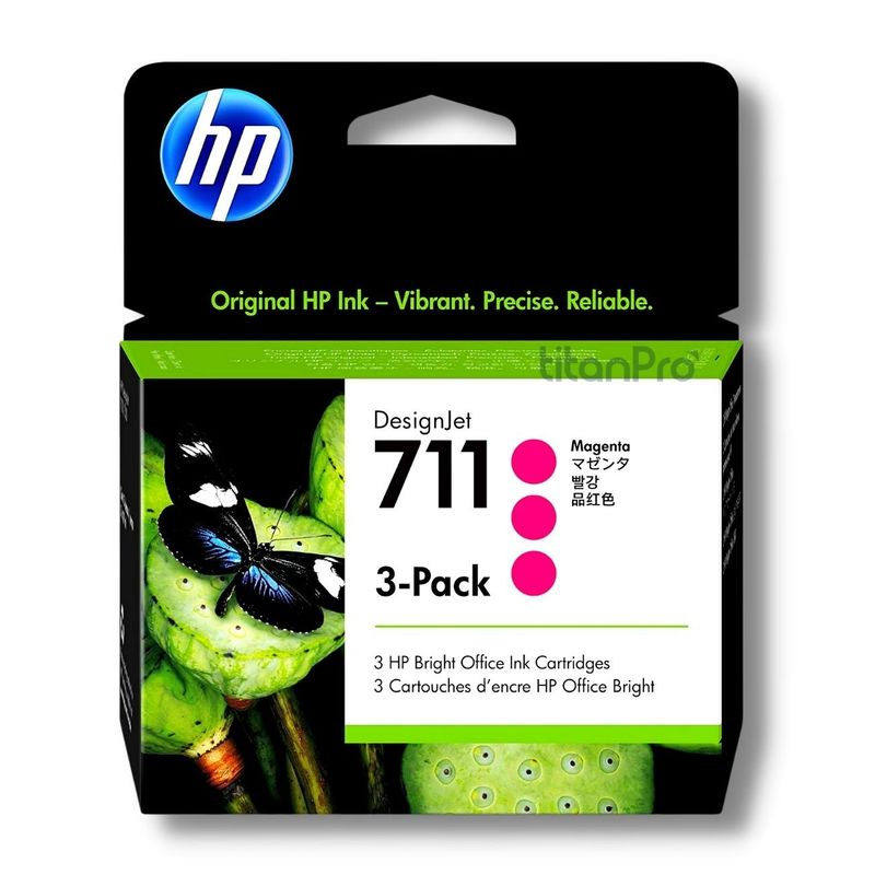 HP - Cartucho de Tinta HP 711 Magenta CZ135A Original