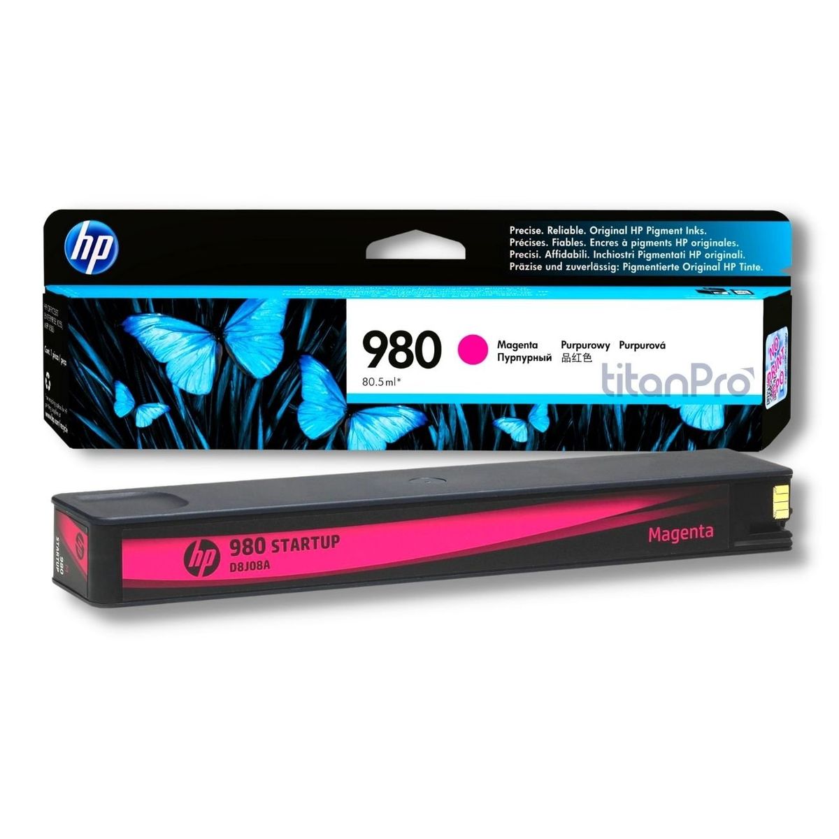 HP - Cartucho de Tinta HP 980 Magenta D8J08A Original